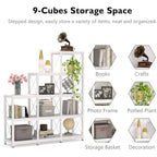 Bibliothèque échelle à 12 étagères, bibliothèque d'angle de style industriel