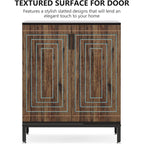 Meuble à chaussures moderne avec portes, 6 niveaux, pour 20 paires de chaussures, idéal pour une entrée.