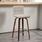 Tabourets de bar/comptoir pivotants en similicuir 26/29, lot de 2/3