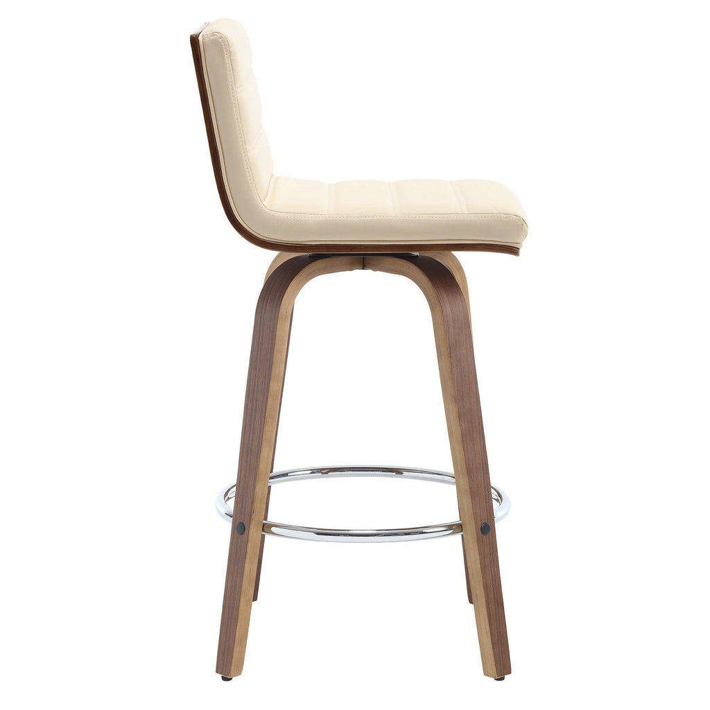 Tabourets de bar/comptoir pivotants en similicuir 26/29, lot de 2/3