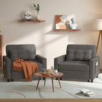 Canapé-lit convertible 3 en 1, avec fauteuil gigogne et lit pliant, idéal pour le salon.