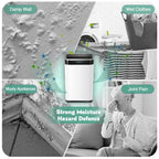 Déshumidificateurs de 3500 pi² pour sous-sols, maisons, grandes pièces et chambres, déshumidificateur de garage silencieux