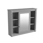 Meuble-lavabo moderne de 91 cm (36 po) avec vasque et armoire à miroir, 2 portes et 2 tiroirs