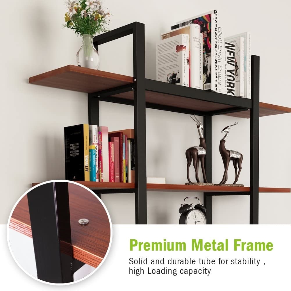 Bibliothèque à 5 niveaux, style industriel vintage