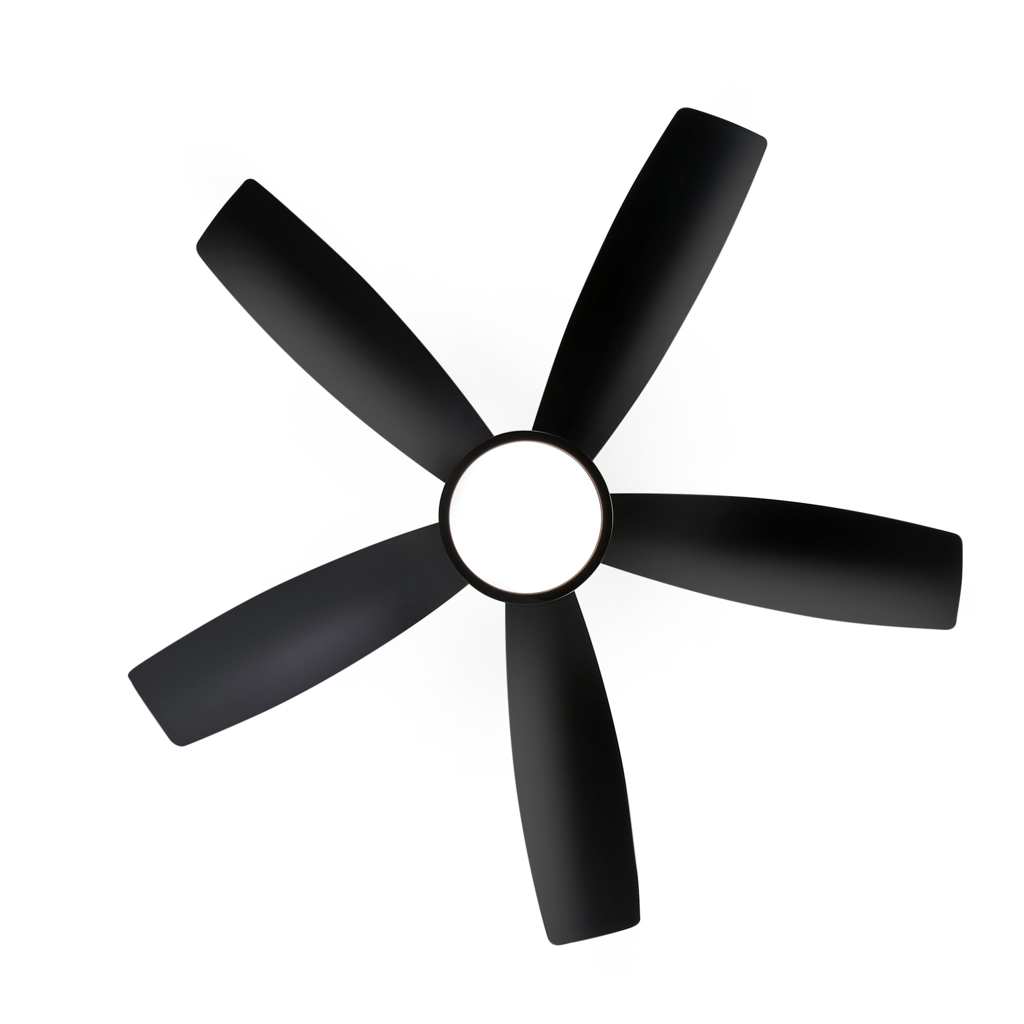 Ventilateur de plafond Breezary 65/52/42 à 5 pales avec éclairage LED, télécommande incluse.