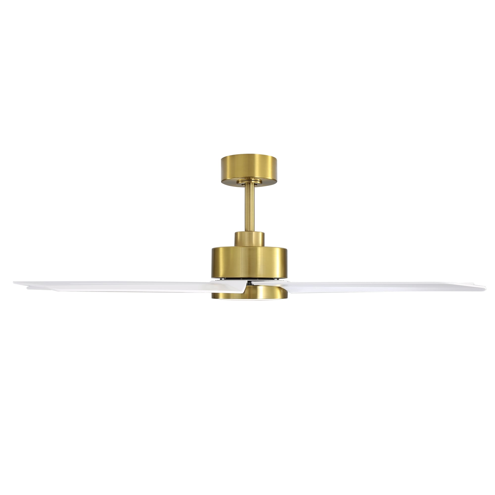 Ventilateur de plafond Breezary 65/52/42 à 5 pales avec éclairage LED, télécommande incluse.