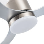 Ventilateur de plafond LED 52 pouces avec télécommande et éclairage (3 pales)