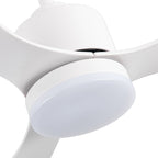 Ventilateur de plafond LED 52 pouces avec télécommande et éclairage (3 pales)