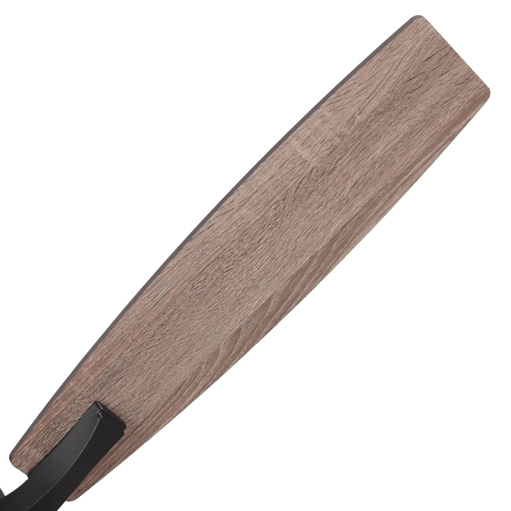 Ventilateur de plafond décoratif industriel en verre noir bullé de 52 pouces avec télécommande et kit d'éclairage