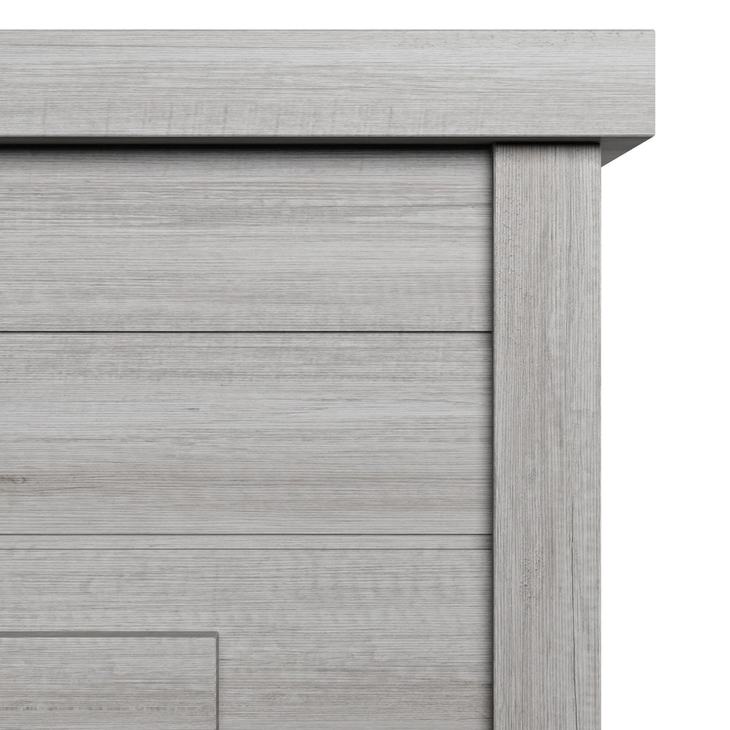 Manteau de cheminée mural en lambris de 52 pouces avec insert de cheminée 3D