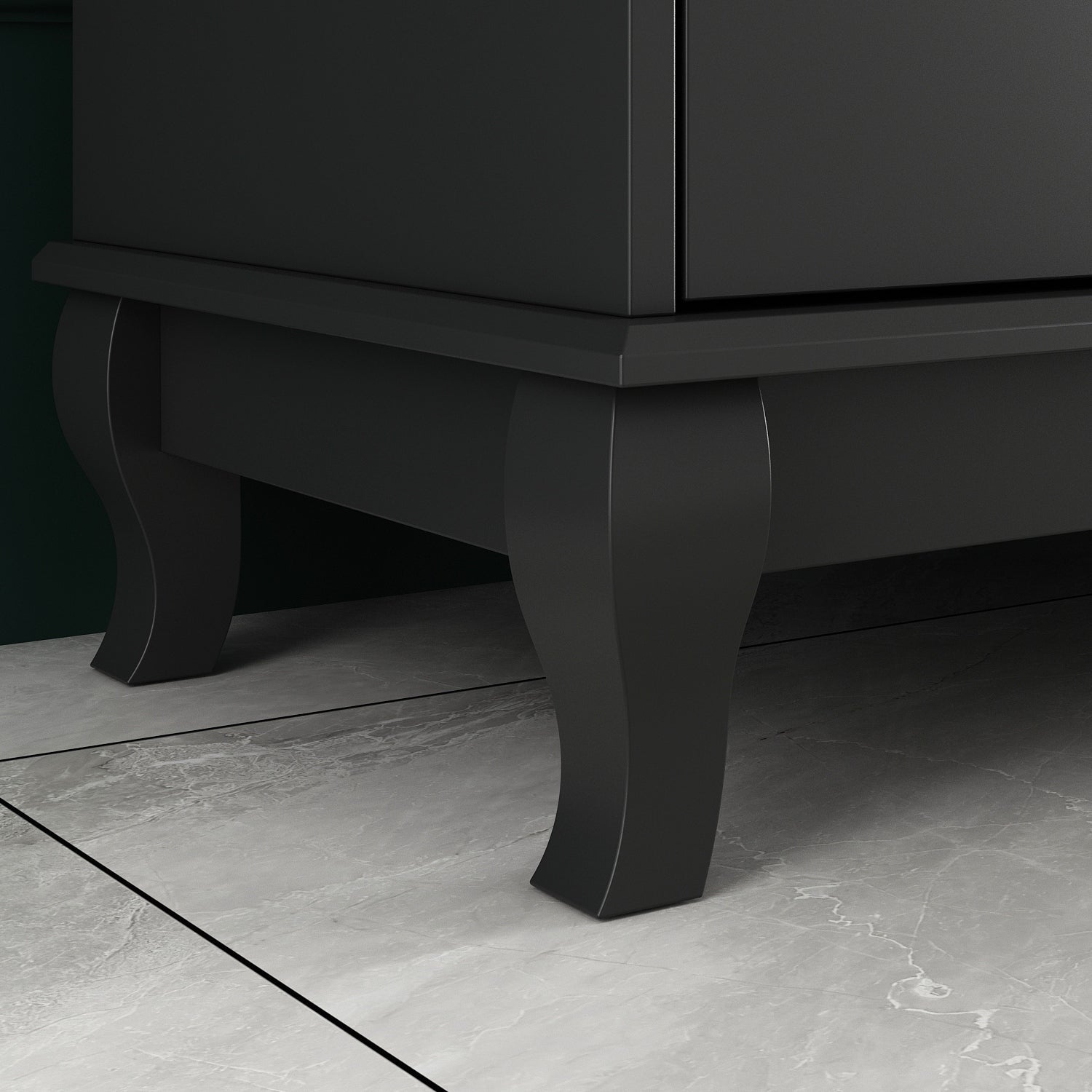 Commode double de 55,1 cm de large avec tiroirs de rangement