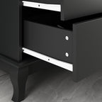 Commode double de 55,1 cm de large avec tiroirs de rangement