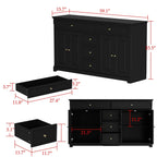 Buffet blanc laqué de style moderne et contemporain du milieu du siècle, 150 cm