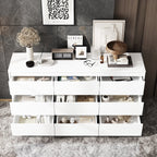 Commode d'appoint 63W à 9 tiroirs pour salon ou chambre