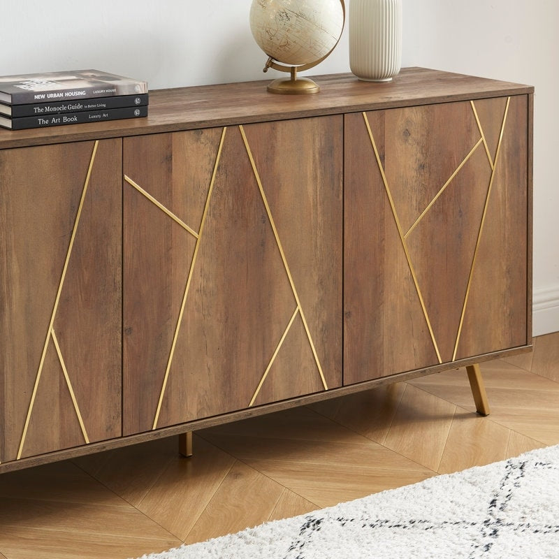 Buffets et vaisseliers en bois de 63 po de largeur - Meuble de rangement