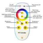 Lampadaire arqué à LED 69 pouces à intensité variable - RGBW - Non disponible
