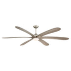 Ventilateur de plafond 6 pales 72 pouces Driftwood avec lumière et télécommande