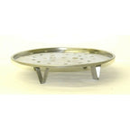 Marmite de 80 pintes (76 L) en acier inoxydable robuste avec panier vapeur