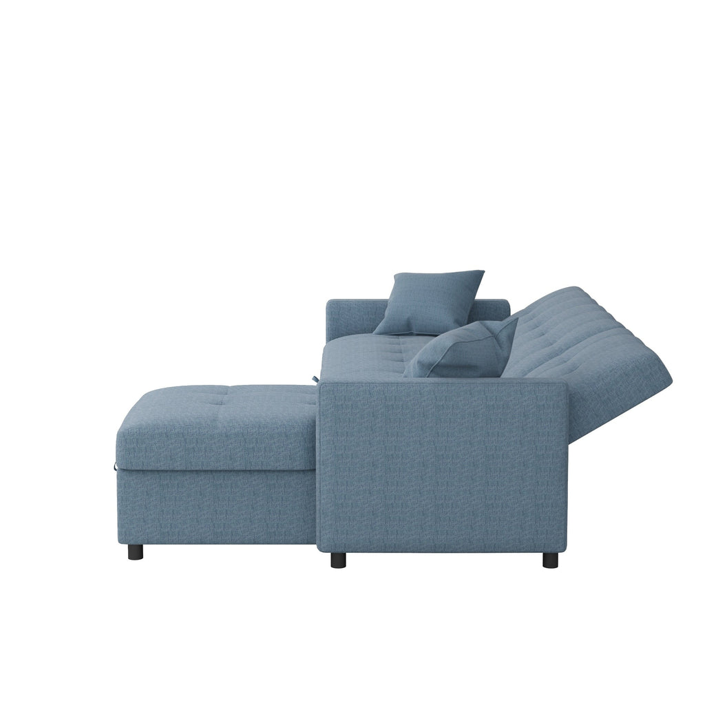 Canapé-lit réversible de 208 cm de large avec méridienne