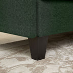 Canapé d'angle en L de 86,22 pouces avec poches de rangement latérales