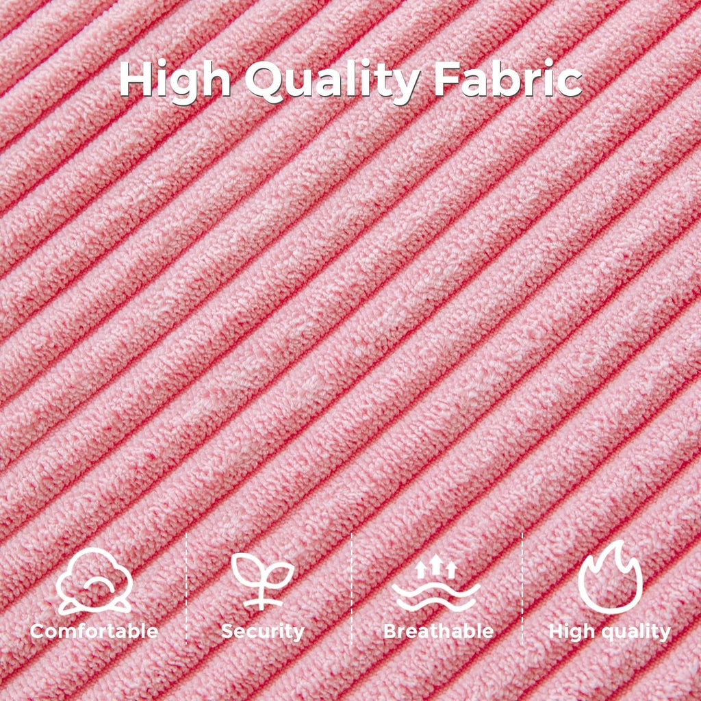 Canapé-lit pliant en velours côtelé, 8 places