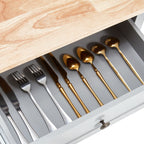 Chariot à micro-ondes roulant AVAWING 42 pour îlot de cuisine