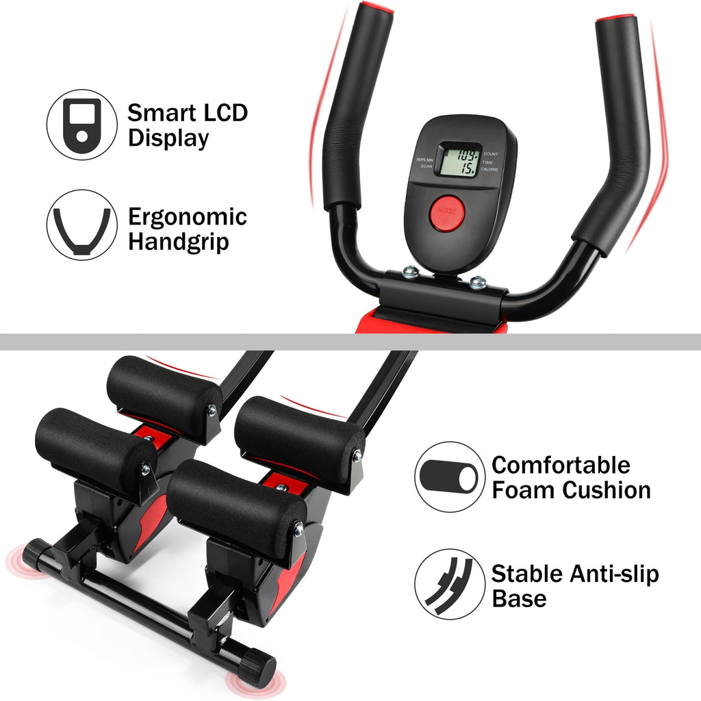 Appareil à abdominaux pliable pour exercices abdominaux à domicile