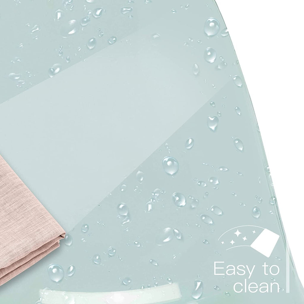 Chaise de bureau à roulettes pivotante en acrylique, sans accoudoirs et réglable en hauteur