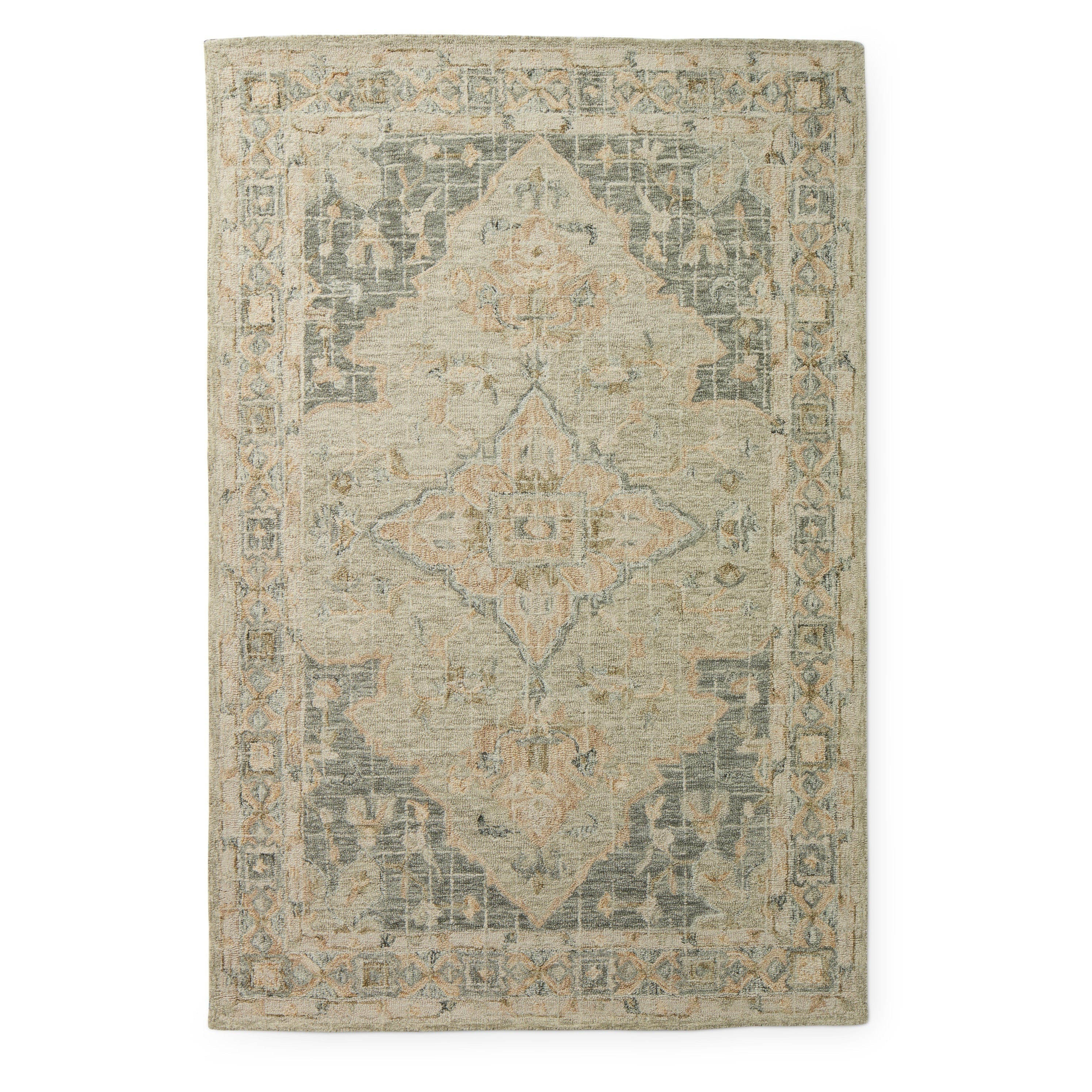 Tapis en laine traditionnel à mosaïque, noué à la main, Alexander Home