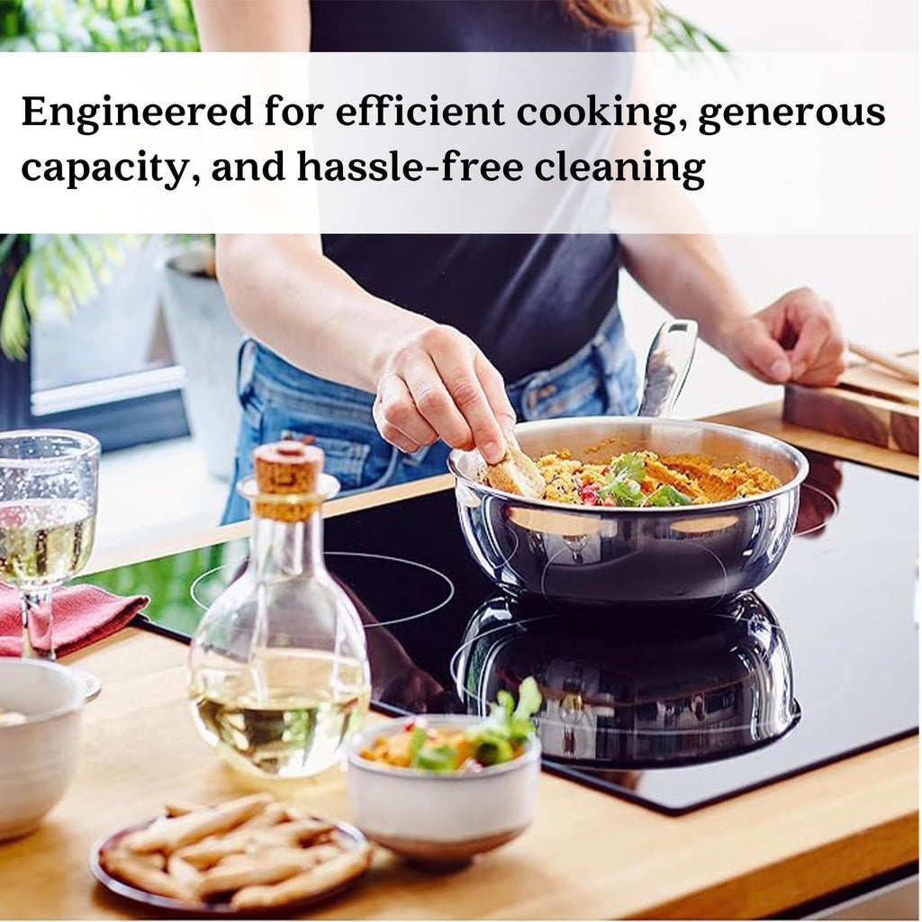 Casserole Alva Maestro en acier inoxydable 5 plis - 1,6 L. Non toxique