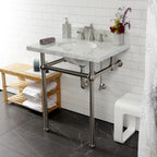 Robinet de salle de bain à entraxe large de style classique américain