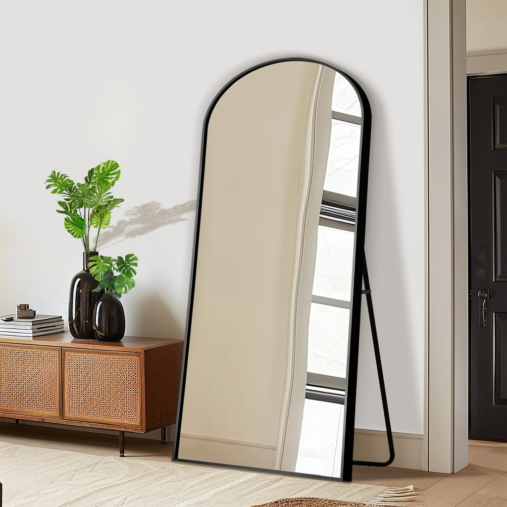 Miroir arqué moderne sur pied