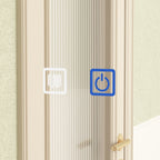 Armoire à pharmacie murale blanche avec miroir LED antibuée 6000K