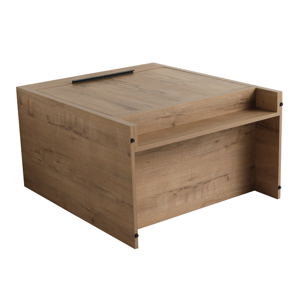 Meuble-lavabo Beingnext 24/30/36 avec vasque, meuble-lavabo autoportant avec porte à fermeture douce et étagère réglable