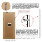 Miroir mural rectangulaire biseauté transparent HD pour salle de bain, coiffeuse, chambre, 3 tailles