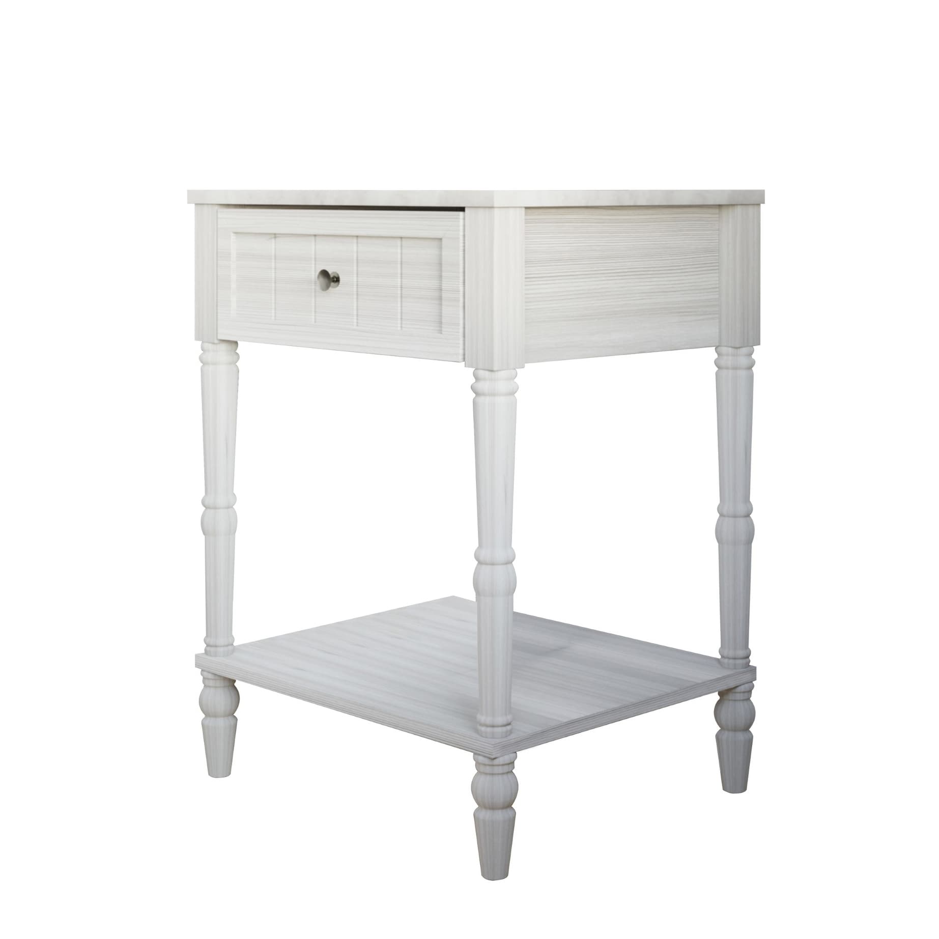 Lit Billy à panneaux rembourrés avec 2 tables de chevet