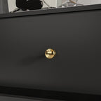 Commode double à 10 tiroirs pour chambre à coucher, blanche, grand espace de rangement