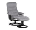 Fauteuil inclinable et ottoman Hans
