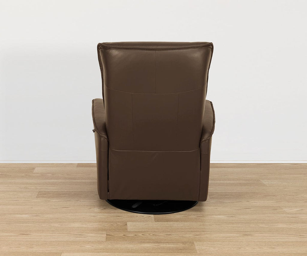 Fauteuil inclinable électrique en cuir Balder