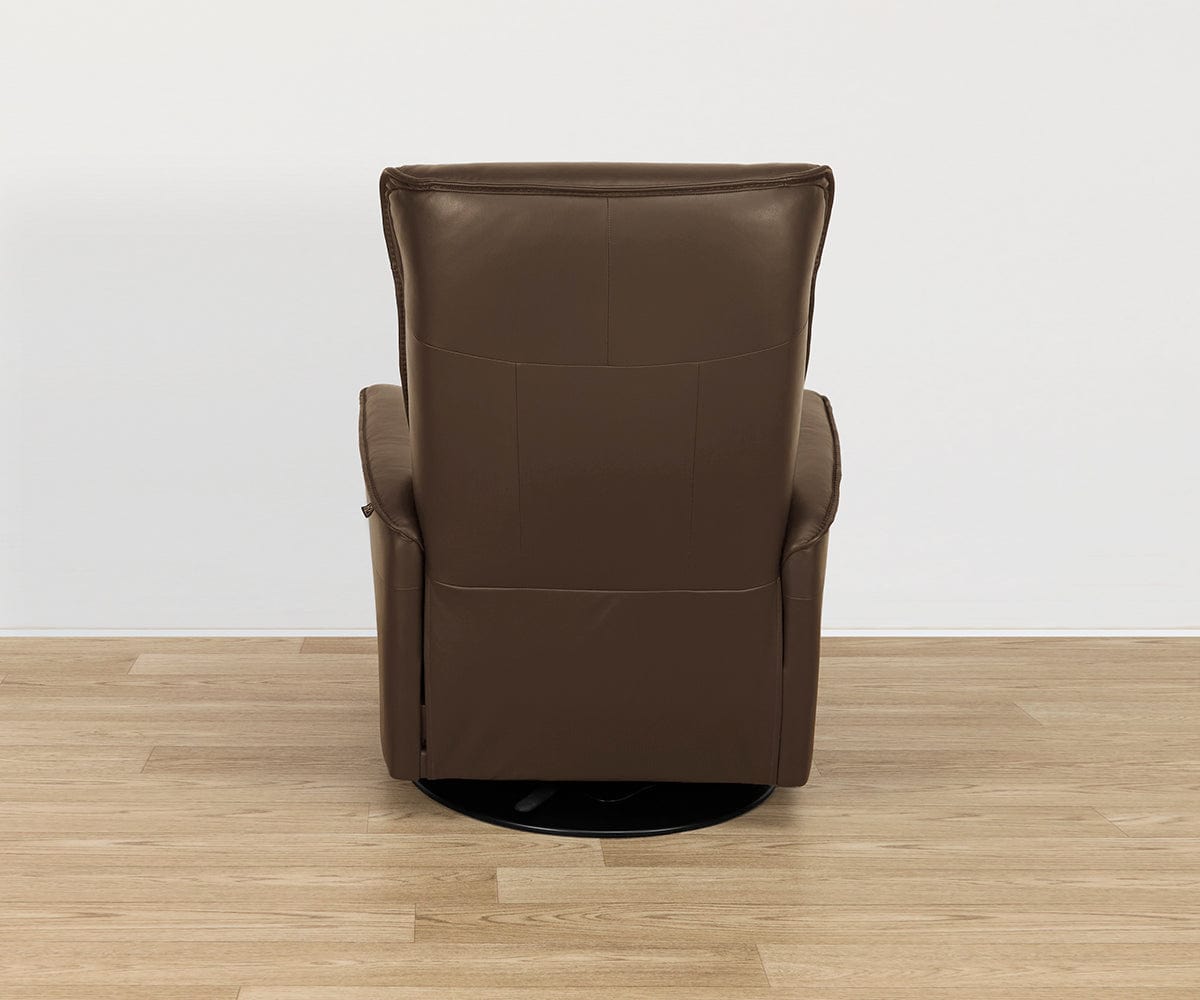Fauteuil inclinable électrique en cuir Balder