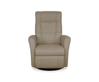 Fauteuil inclinable manuel en cuir Lathan