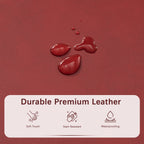 Pouf de rangement rectangulaire capitonné en similicuir (50,3 x 17,50 x 18 cm)