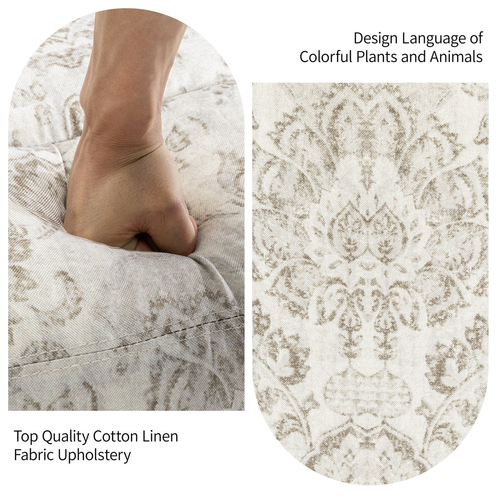 Ensemble de 2 fauteuils inclinables pivotants à bascule de 74 cm de large, à dossier inclinable manuel.