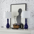 Ensemble de 2 lampes de table en céramique 28,5 avec port USB