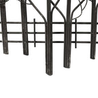 Décoration murale Champ d'arbres en métal noir