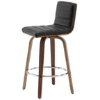 Tabourets de bar/comptoir pivotants en similicuir 26/29, lot de 2/3