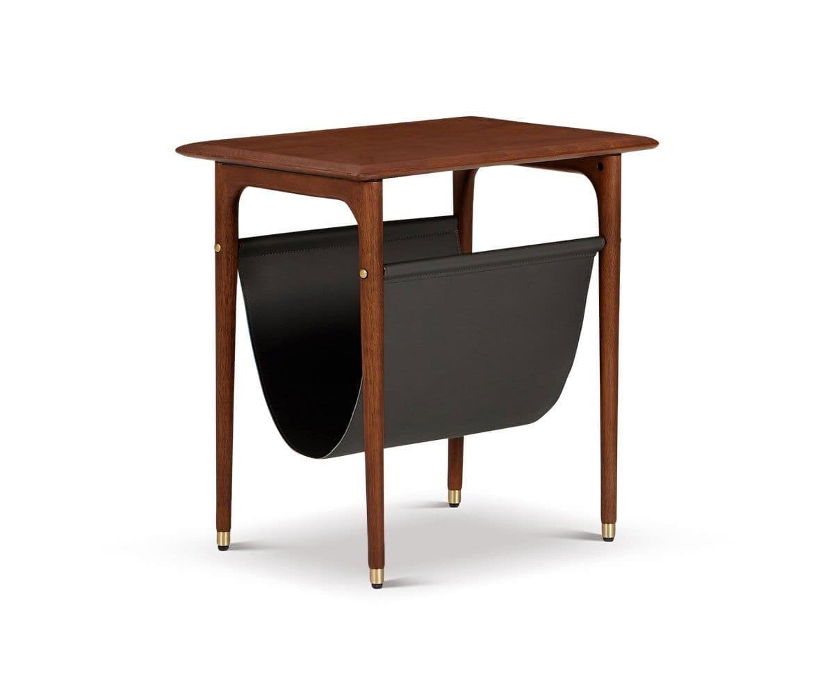 Table d'appoint Hendrick avec étagère suspendue