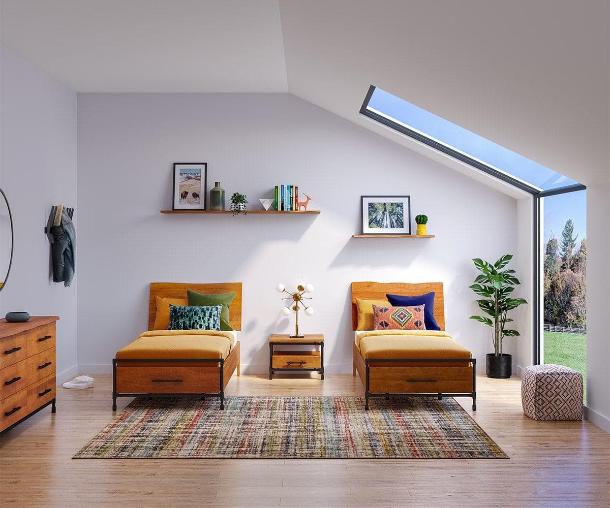 Pouf Diamants Texturés