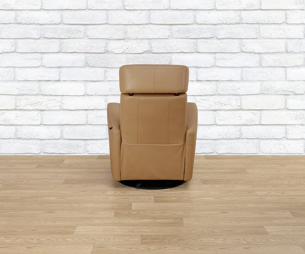Fauteuil inclinable électrique en cuir Norrell