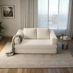 Canapé-lit convertible rembourré 70,87, fauteuil convertible, canapé de sol confortable pour salon, chambre, tissu chenille